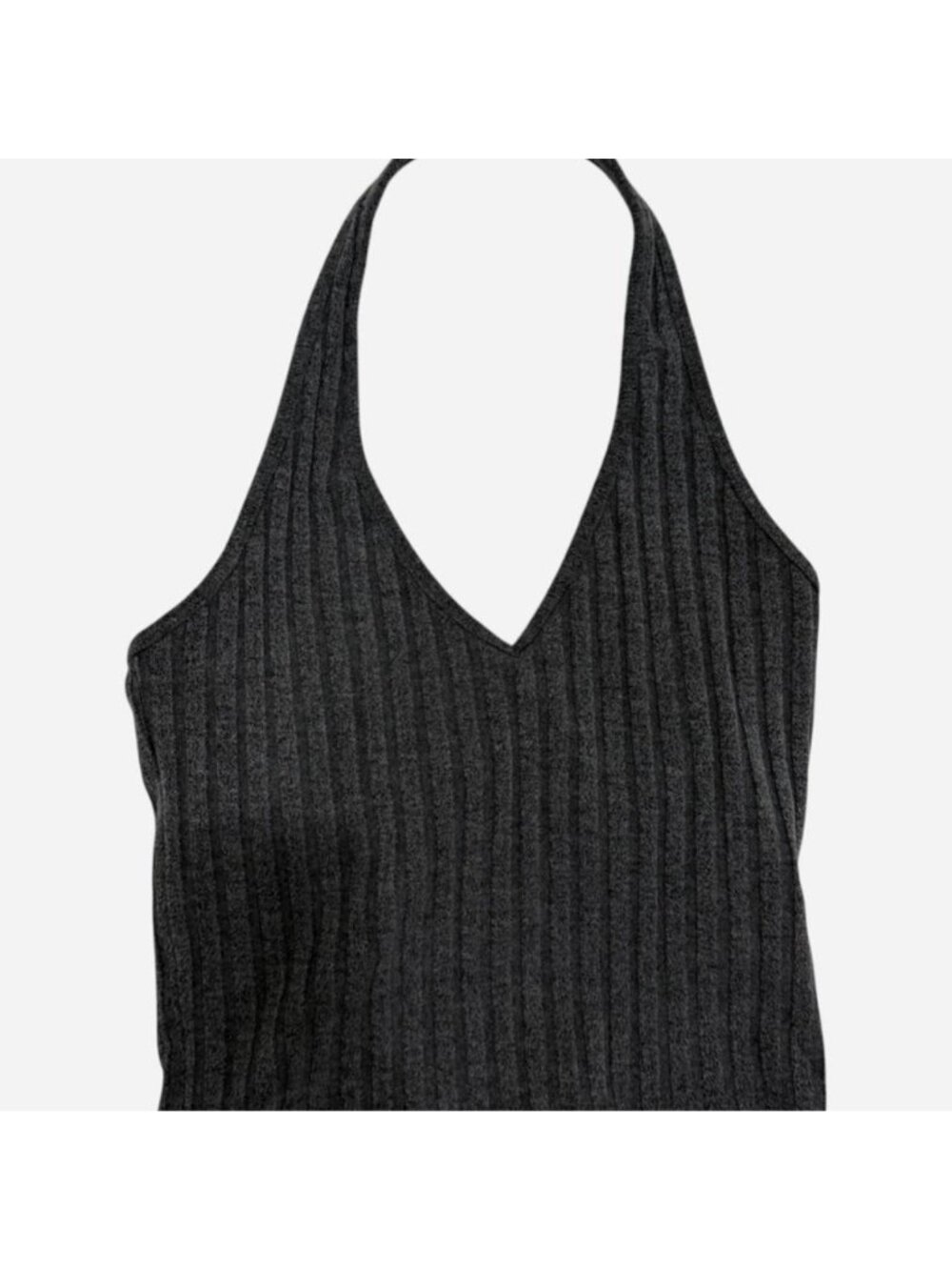 Hollister grey halter neck top Size S